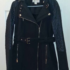 Stylish Black Quilted Women's Jacket